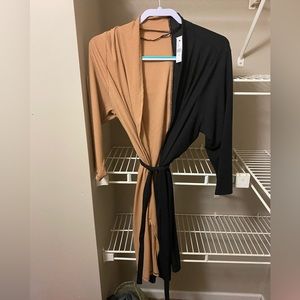 Women’s Lane Bryant long knit cardigan, color Block, size 18-20